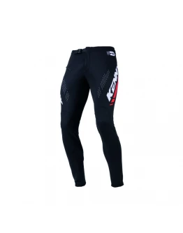 Pantaloni KENNY Racing Trial Up cu protecții POI® - Negru/Rosu