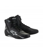Ghete moto sport/touring ALPINESTARS FASTER-4 - Negru/Alb | 2510425/12