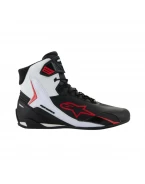 Ghete moto sport/touring ALPINESTARS FASTER-4 - Negru/Rosu/Alb | 2510425/123