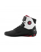 Ghete moto sport/touring ALPINESTARS FASTER-4 - Negru/Alb/Rosu | 2510425/1299