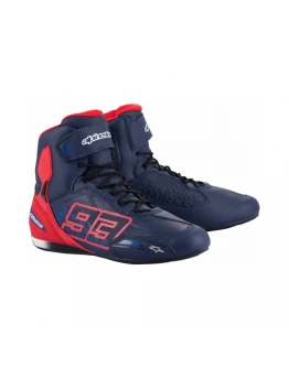 Ghete moto Alpinestars Austin MM93 Limited Edition - Albastru/Rosu