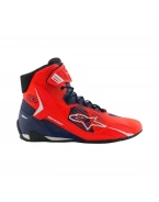 Ghete moto sport/touring ALPINESTARS FASTER-4 MM93 - Rosu fluo/Albastru/Negru | 2510925/3138