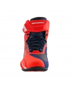 Ghete moto sport/touring ALPINESTARS FASTER-4 MM93 - Rosu fluo/Albastru/Negru | 2510925/3138