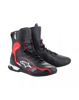 Ghete moto ALPINESTARS SUPERFASTER TECH - Negru/Rosu/Alb	