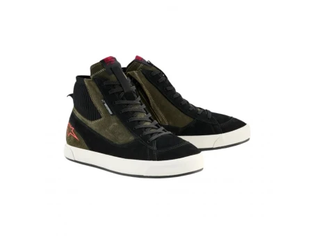 Ghete moto impermeabile ALPINESTARS STATED WP - Verde military/Negru | 2540526/6003