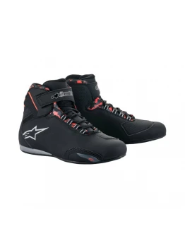 Ghete moto impermeabile ALPINESTARS SEKTOR WP - Negru/Gri/Rosu