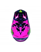 Cască cross-enduro KENNY RACING PERFORMANCE ERT + POP SYSTEM - Negru/Roz | 261-0202013-14