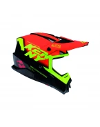 Cască cross-enduro KENNY RACING TRACK FOCUS - Rosu/Negru/Galben | 261-0303021-01