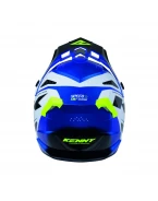 Cască cross-enduro KENNY RACING TRACK SPEED - Albastru/Alb/Galben | 261-0303021-32