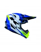 Cască cross-enduro KENNY RACING TRACK SPEED - Albastru/Alb/Galben | 261-0303021-32