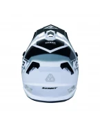 Cască cross-enduro KENNY RACING TRACK FOCUS - Negru/Alb | 261-0303021-33