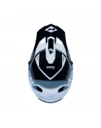Cască cross-enduro KENNY RACING TRACK FOCUS - Negru/Alb | 261-0303021-33