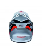 Cască cross-enduro KENNY RACING TRACK SPEED -  Alb/Negru/Rosu | 261-0303021-62