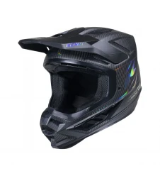 Cască moto cross/enduro KENNY Racing Titanium Carbon Matt Holographic - Negru