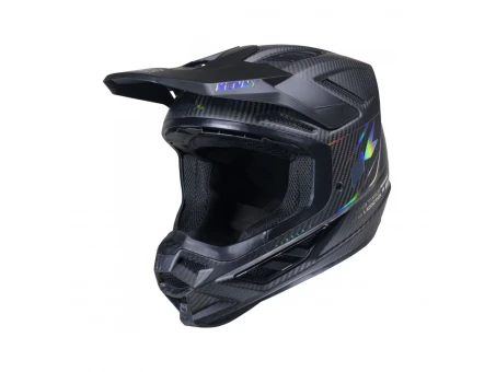 Cască moto cross/enduro KENNY Racing Titanium Carbon Matt Holographic - Negru | 261-0505021