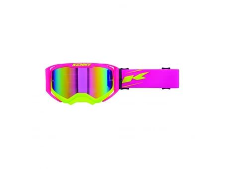 Ochelari cross-enduro KENNY RACING PERFORMANCE EVO 2 neon pink - Roz/Galben fluo | 261-0702011-12