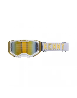 Ochelari cross-enduro KENNY RACING PERFORMANCE EVO 2 Gold Mirror - Auriu/Alb