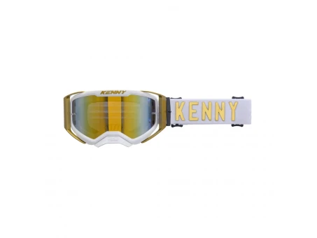 Ochelari cross-enduro KENNY RACING PERFORMANCE EVO 2 Gold Mirror - Auriu/Alb | 261-0702011-30