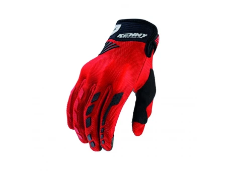 Mănuși moto KENNY RACING D3O TITANIUM - Rosu | 261-2601011-01