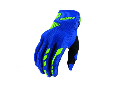 Mănuși moto KENNY RACING D3O TITANIUM - Albastru | 261-2601011-02