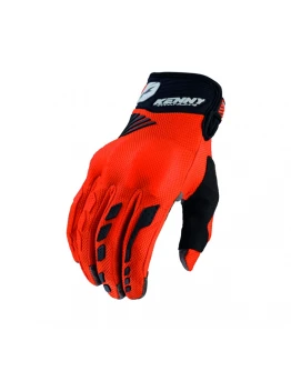 Mănuși moto KENNY RACING D3O TITANIUM - Portocaliu