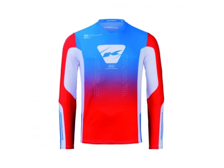Tricou KENNY Racing Cross / Enduro Performance - Albastru/Rosu/Alb | 261-3302011-28