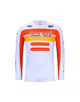 Tricou KENNY Racing Cross / Enduro Force Beach - Portocaliu/Alb
