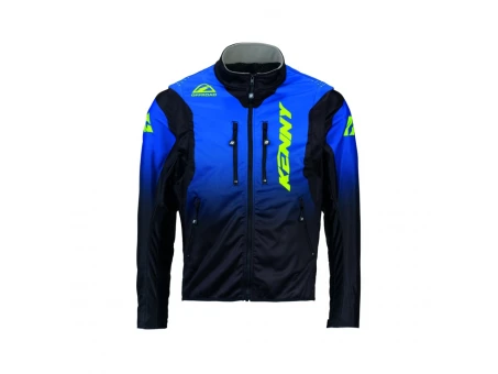 Geacă KENNY Racing Adventure / Enduro Softshell - Albastru/Galben fluo | 261-3802020-02