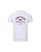 Tricou KENNY Racing Dirt Label - Alb | 261-5005041
