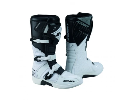 Cizme cross-enduro KENNY RACING TRACK T2 - Alb | 261-7103010-00