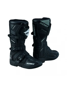 Cizme copii cross-enduro KENNY RACING TRACK T2 JUNIOR - Negru