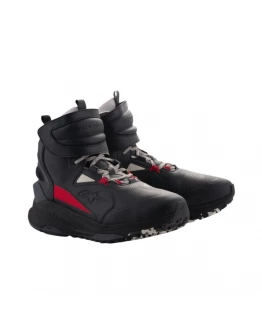 Ghete moto ALPINESTARS SPEEDSTREET - Negru/Rosu