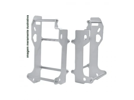 Protectie din aluminiu pentru radiator MODEL LIGHT ICE POLISH TM EN/MX 250, EN/MX 300 19 culoare Argintiu | 2CP06001940001