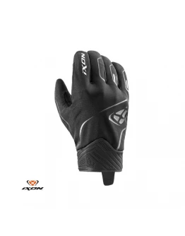 Manusi barbati Roadster iarna Ixon model Pro Hurricane 2 MS - Negru/alb – degete tactile (waterproof)
