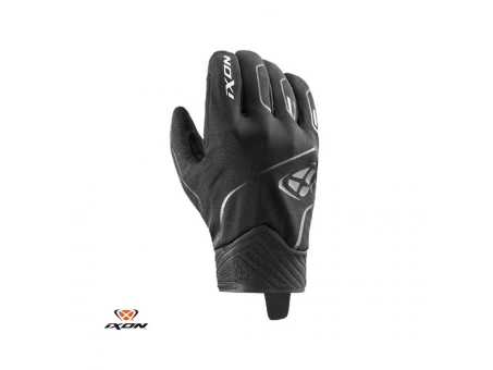 Manusi barbati Roadster iarna Ixon model Pro Hurricane 2 MS - Negru/alb – degete tactile (waterproof) | 3001010391015