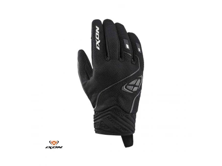 Manusi femei Roadster vara Ixon model Hurricane 2 LS - Negru/alb – degete tactile | 3001020261015