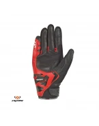 Manusi barbati Roadster vara piele/textil Ixon model RS Rise Air MS - Negru/rosu – degete tactile | 3001110451058