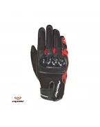 Manusi barbati Roadster vara piele/textil Ixon model RS Rise Air MS - Negru/rosu – degete tactile | 3001110451058