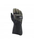 Mănuși Moto Bărbați Touring/Adventure Ixon Drizzle MS Mid-Season - Negre/Khaki | 3001110988010