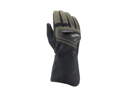 Mănuși Moto Bărbați Touring/Adventure Ixon Drizzle MS Mid-Season - Negre/Khaki | 3001110988010