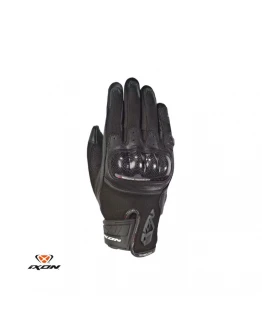 Manusi femei Roadster vara piele/textil Ixon model RS Rise Air LS - Negru – degete tactile