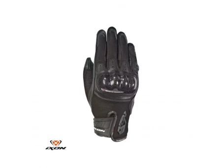 Manusi femei Roadster vara piele/textil Ixon model RS Rise Air LS - Negru – degete tactile | 3001120151001