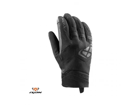 Manusi femei Roadster Mid-season textil/piele Ixon model MIG 2 WP LS - Negru – degete tactile – waterproof | 3001120411001