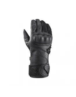 Mănuși Moto Bărbați Racing Vară Ixon Thund MS Piele - Negru