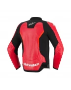 Geacă de piele sport ALPINESTARS GP FORCE V2 AIRFLOW - Rosu/Rosu fluo | 3100326/3155