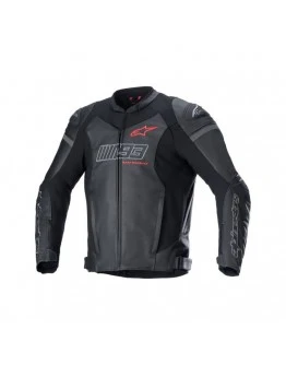 Geaca de piele sport ALPINESTARS MM93 TRACK - Negru,Rosu