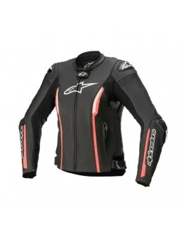 Geaca de piele dama Alpinestars Stella Missile V2 - Negru,Roz