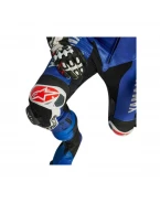 Combinezon de piele 1 piesa ALPINESTARS GP-R7 YAMAHA - Albastru/Negru/Alb | 3150326/7183