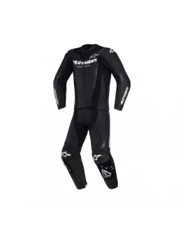 Combinezon de piele 2 piese ALPINESTARS GP FORCE V2 - Negru