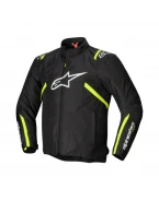 Geaca textil impermeabila Alpinestars T-SPS V2 WP - Negru/Alb/Galben fluo